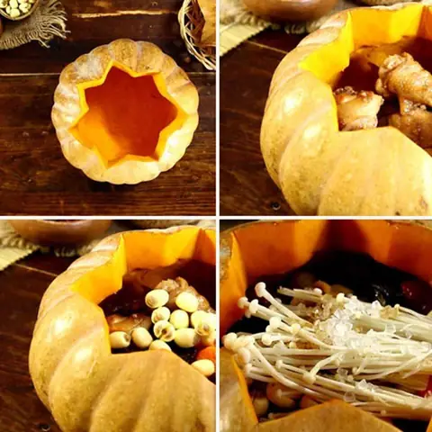 Bí đỏ hầm gà có mùi thơm đặc trưng và vị ngọt tự nhiên của bí, thịt gà, món ăn này rất dễ ăn mà lại vô cùng cuốn hút. Bí đỏ hầm gà có mùi thơm đặc trưng và vị ngọt tự nhiên của bí, thịt gà, món ăn này rất dễ ăn mà lại vô cùng cuốn hút.