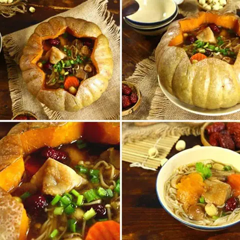 Bí đỏ hầm gà có mùi thơm đặc trưng và vị ngọt tự nhiên của bí, thịt gà, món ăn này rất dễ ăn mà lại vô cùng cuốn hút. Bí đỏ hầm gà có mùi thơm đặc trưng và vị ngọt tự nhiên của bí, thịt gà, món ăn này rất dễ ăn mà lại vô cùng cuốn hút.