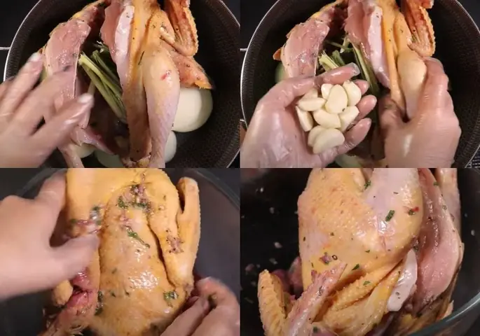 Ướp gà thấm vị