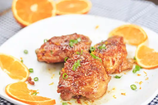 Gà Sốt Cam – Nắng Vàng Chói Chang Gà Sốt Cam – Nắng Vàng Chói Chang