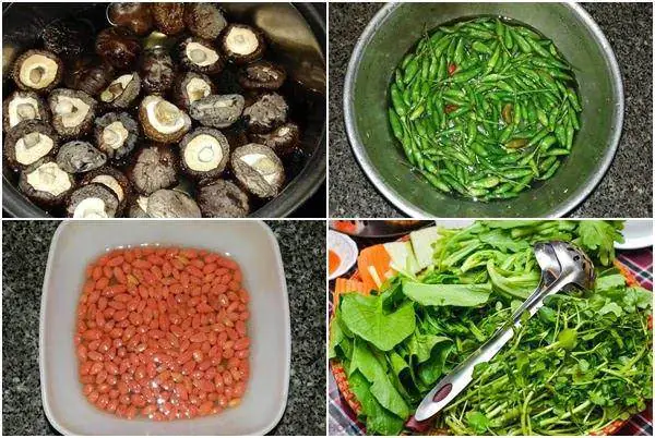 Bước 2: Sơ Chế Rau Củ Quả