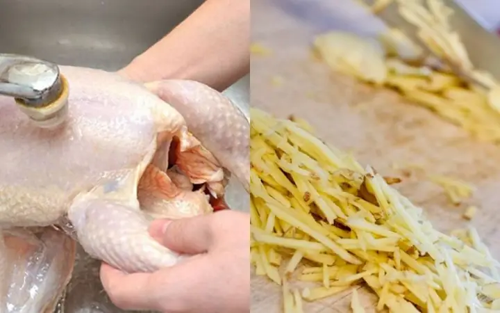 Bước 1Sơ chế nguyên liệu Bước 1Sơ chế nguyên liệu