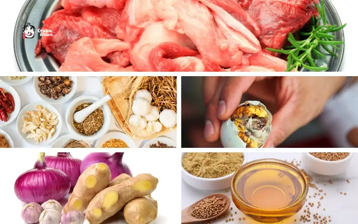 1. Nguyên liệu chính