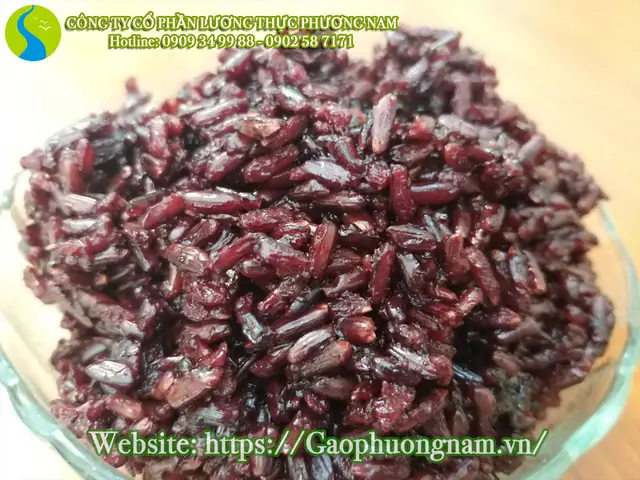 Cách nấu gạo lứt đen (tím than) nồi áp suất