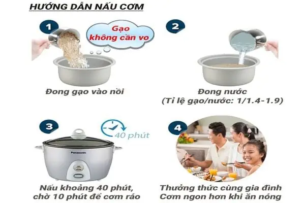 Cách nấu gạo mầm Vibigaba cho cơm ngon thơm mềm
