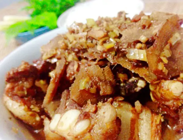 1. Sườn non nấu giả cầy