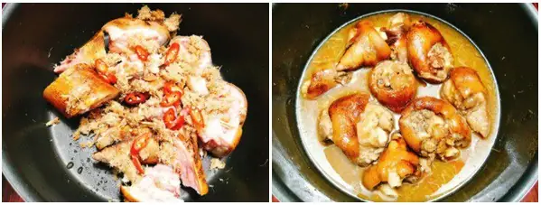 Cách nấu giả cầy bằng thịt chân giò ngon