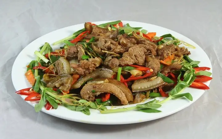 2Lợn mán xào lăn 2Lợn mán xào lăn