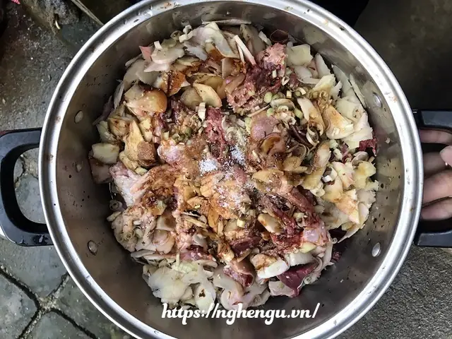 2.3. Cách nấu vịt giả cầy kiểu Nghệ