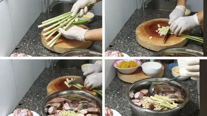 2.2. Cách thực hiện giò heo hon