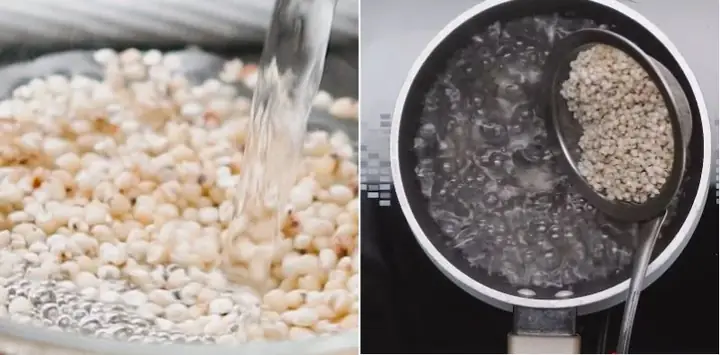 Bước 2: Sơ chế nguyên liệu nấu sâm bổ lượng Bước 2: Sơ chế nguyên liệu nấu sâm bổ lượng