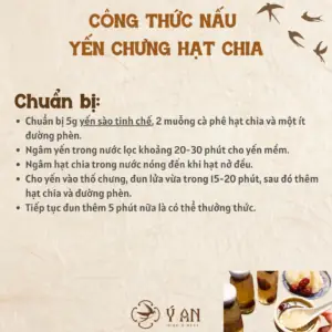 Top 3+ Cách Làm Món Yến Chưng Hạt Chia Đơn Giản Tại Nhà Giàu Dưỡng Chất