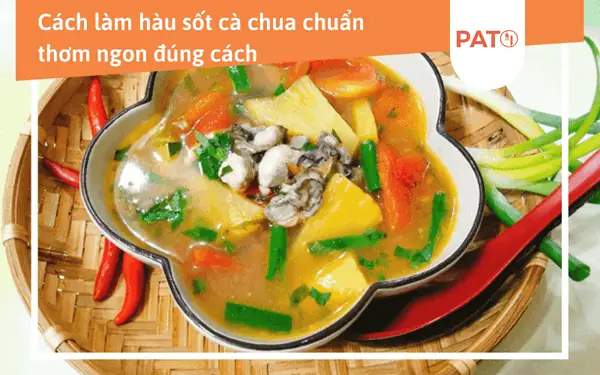 Cách làm hàu sốt cà chua chuẩn thơm ngon đúng cách