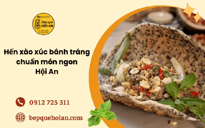 Hến Xào Xúc Bánh Tráng