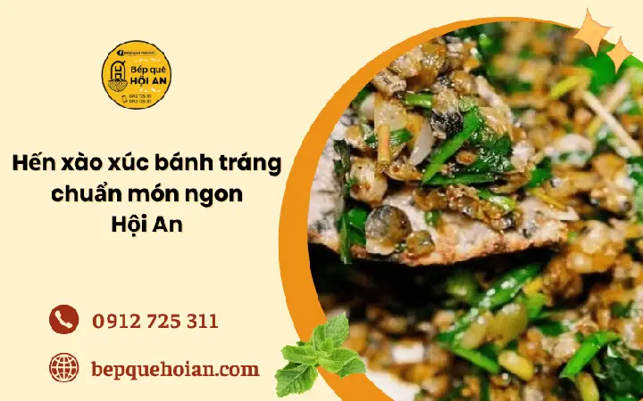 Hến Xào Xúc Bánh Tráng