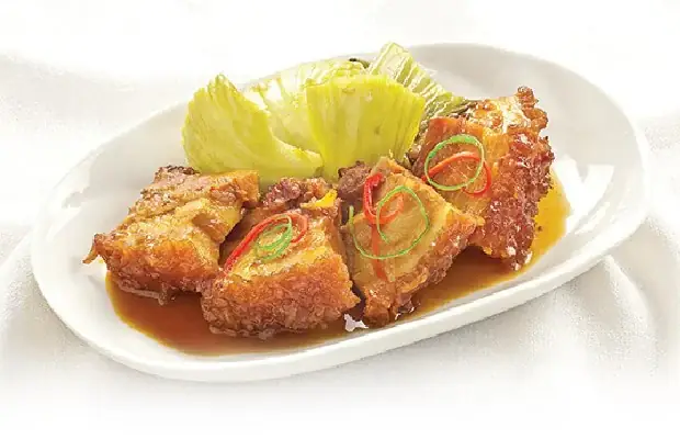 Thịt heo quay kho cải chua Thịt heo quay kho cải chua