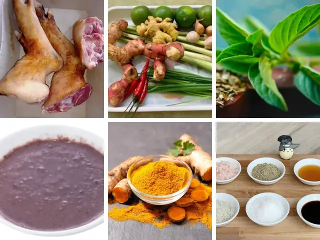 Nguyên Liệu Cho Món Thịt Heo Rừng Giả Cầy