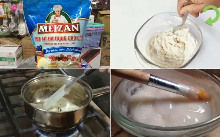 2làm Hồ Dán Bằng Bột Mì