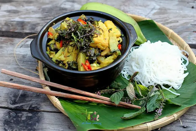 Cách Nấu Hoa Chuối Với Ốc