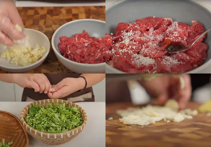 Sơ Chế Các Nguyên Liệu