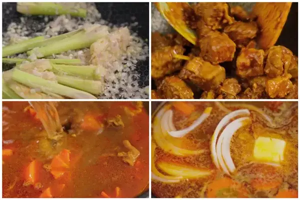 Bước 4: Nấu Hủ Tiếu Bò Kho