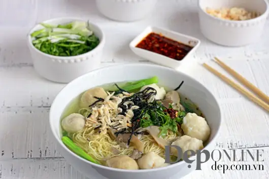 cách nấu hủ tiếu chả cá