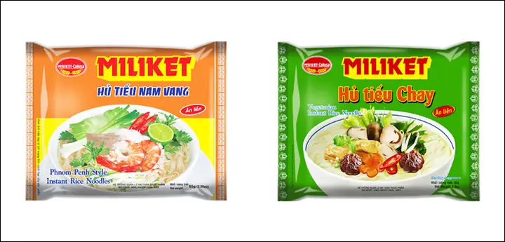 2.Hủ tiếu ăn liền Miliket