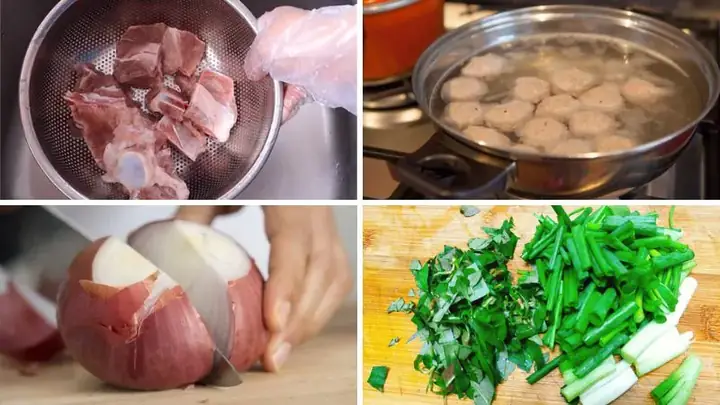 Bước 1: Tiến Hành Sơ Chế Nguyên Liệu Bước 1: Tiến Hành Sơ Chế Nguyên Liệu