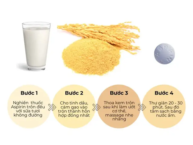 4.1. Cách làm kem trộn trắng da body bằng cám gạo