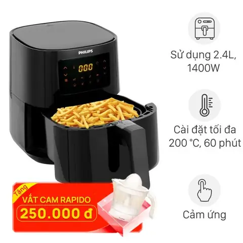 Nồi Chiên Không Dầu Philips Hd9252/90 4.1 Lít