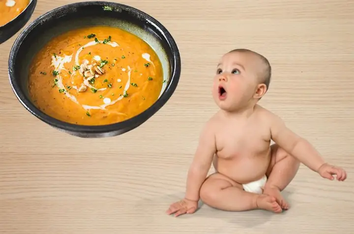 Súp Khoai Lang Bí Đỏ Hầm Súp Khoai Lang Bí Đỏ Hầm