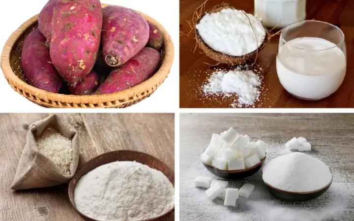 1.1. Chuẩn Bị Nguyên Liệu Khoai Lang Chiên Giòn