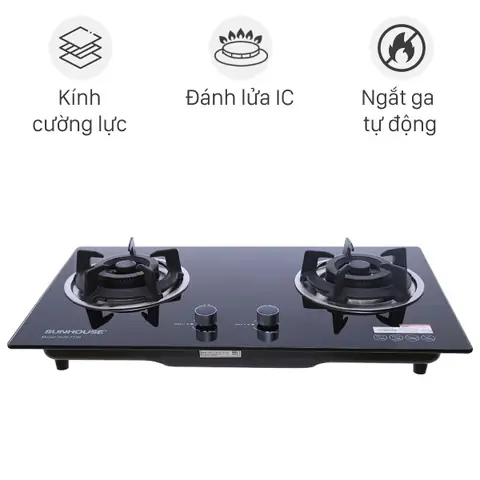 Bếp ga âm Sunhouse SHB7736 Bếp ga âm Sunhouse SHB7736