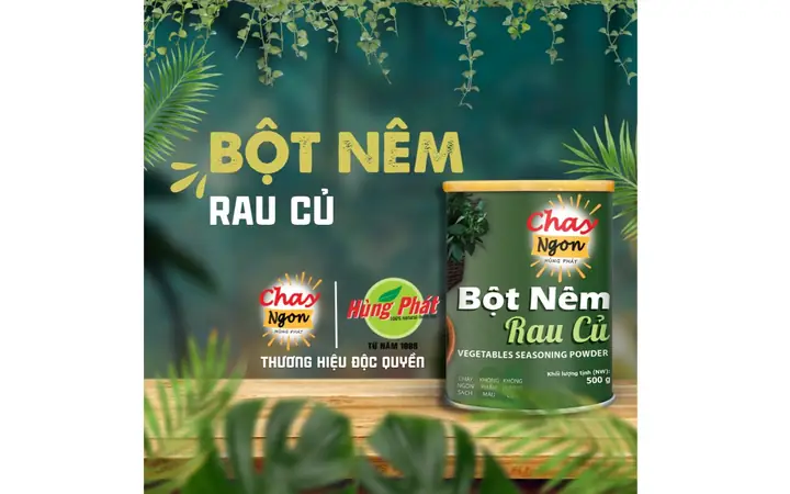 Tinh tế hương vị với Bột Nêm Chay Rau Củ
