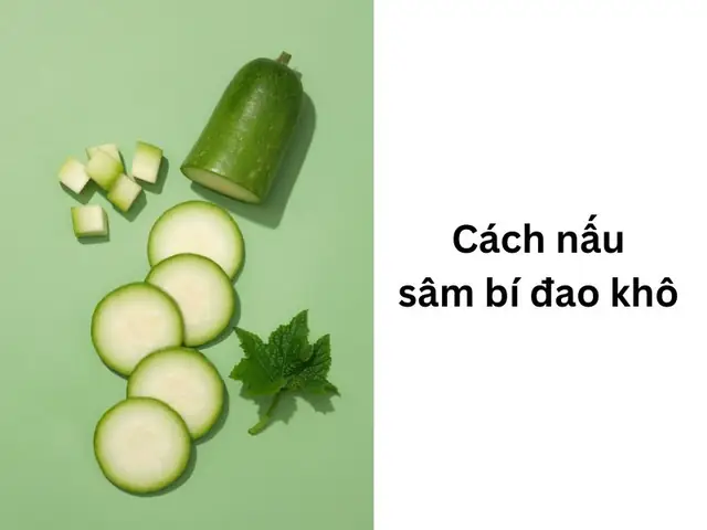 Cách nấu sâm bí đao khô đơn giản tại nhà