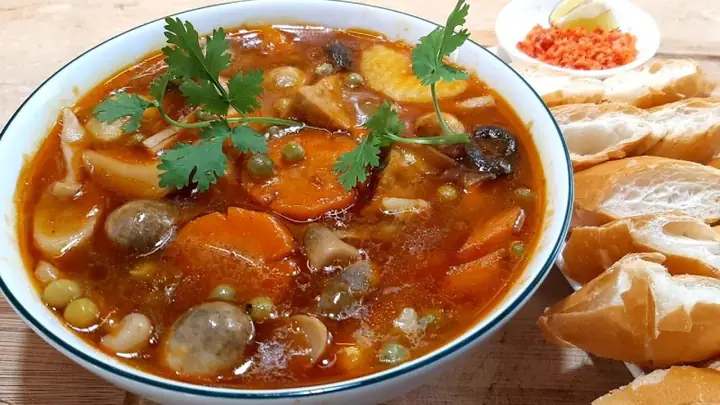 Cách nấu lagu chay đậm đà, béo thơm chuẩn vị Tây Nam Bộ Cách nấu lagu chay đậm đà, béo thơm chuẩn vị Tây Nam Bộ