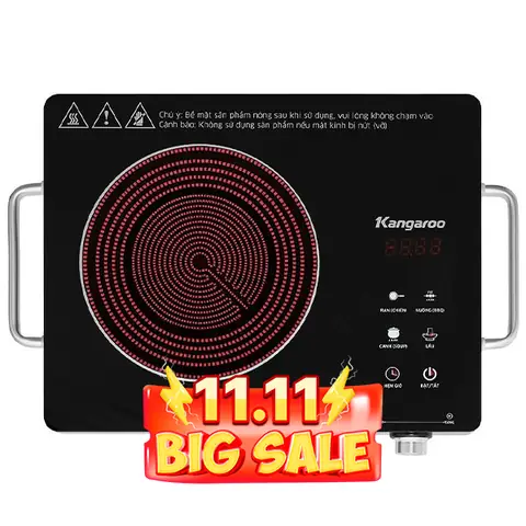 Bếp Hồng Ngoại Đơn Kangaroo Kg20ift1 2000w