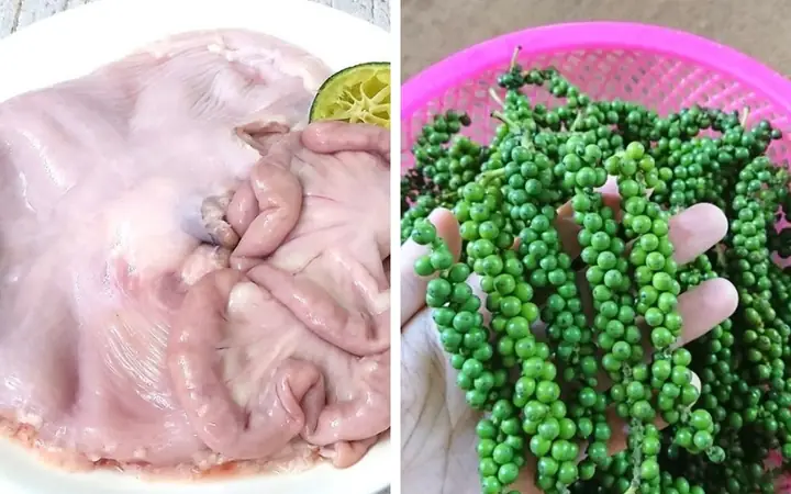 4cách Chọn Bao Tử Heo Và Tiêu Xanh Tươi Ngon