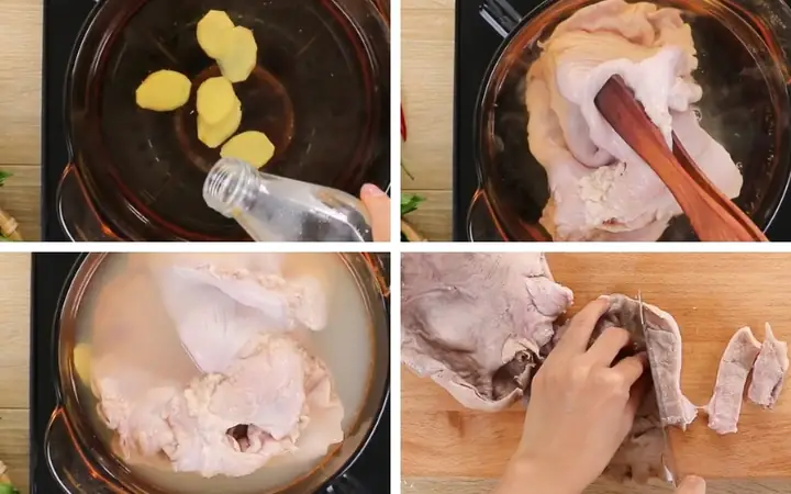 Bước 2luộc Sơ Bao Tử