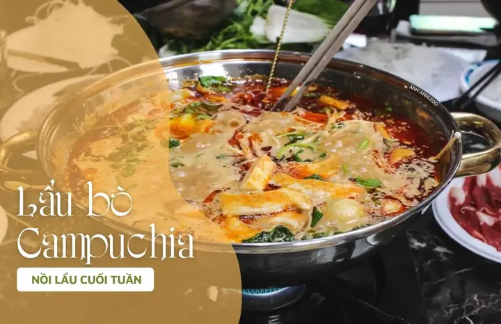 (SGTT) – Lẩu bò là món ăn ưa thích của nhiều người. Tuy nhiên, món lẩu bò Campuchia thì chưa nhiều thực khách thưởng thức. Trưa nay ăn gì chọn giới thiệu món lẩu bò của quốc gia láng giềng để mọi người đổi vị trưa cuối tuần.