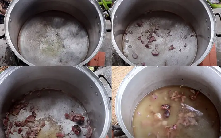 Bước 6:Nấu nước dùng lẩu