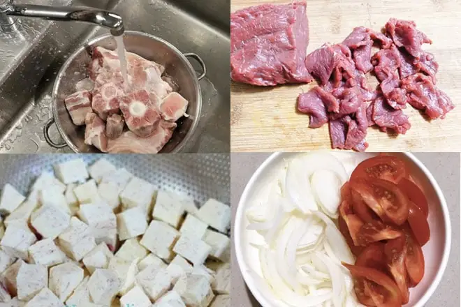 Sơ chế nguyên liệu Sơ chế nguyên liệu