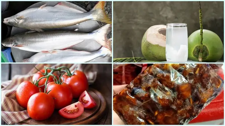 1Nguyên liệu nấu lẩu cá bông lau chua ngọt