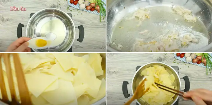 Cách Nấu Lẩu Cá Diêu Hồng Măng Chua