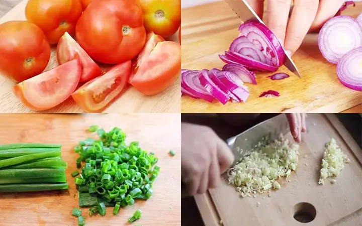 Bước 2: Sơ Chế Các Nguyên Liệu Khác