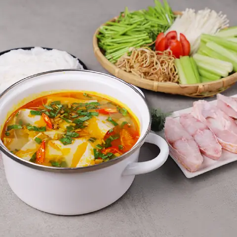 Chi Tiết Cách Nấu Lẩu Măng Chua Diêu Hồng