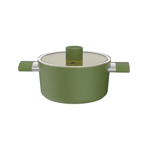 Nồi Phủ Sứ An Toàn Elmich Olive El-5523ov Size 18, 20, 24 Cm Nồi Phủ Sứ An Toàn Elmich Olive El-5523ov Size 18, 20, 24 Cm