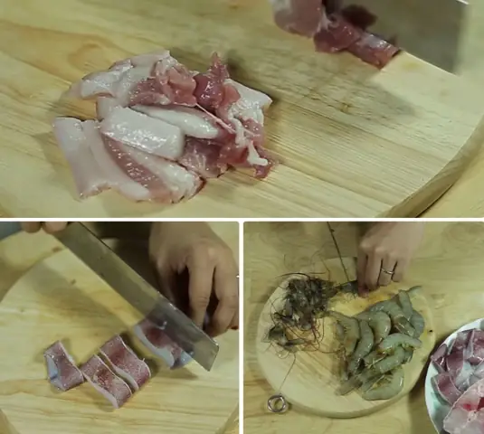 Bước 2: Sơ Chế Hải Sản