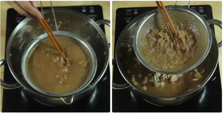 Bước 6: Tiến Hành Cách Nấu Lẩu Mắm Cá Linh