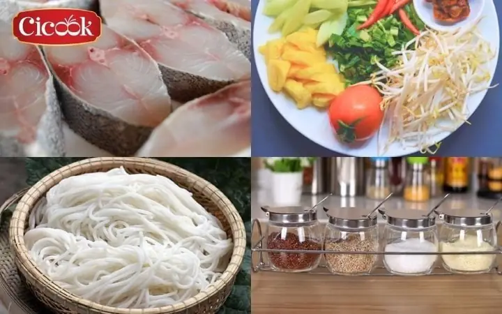 Nguyên liệu cho cách nấu truyền thống Nguyên liệu cho cách nấu truyền thống